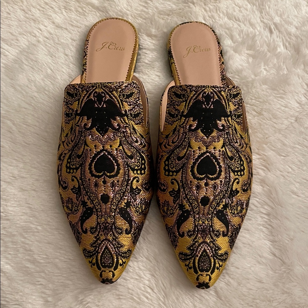 J. Crew Pointy Toe Mules Size 9.5 - Picture 4 of 10